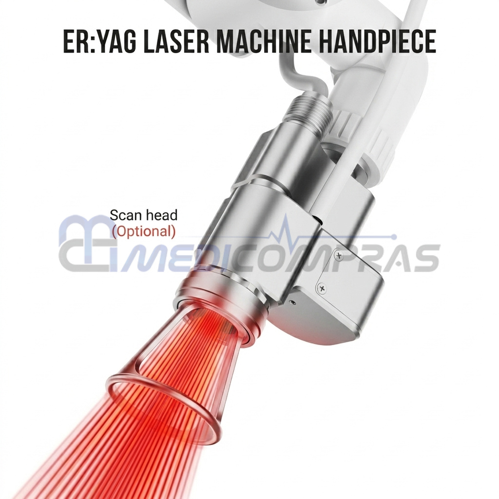Cabezal Escáner Fraccionado (Scan Head Opcional) para Láser Er:YAG 2940nm