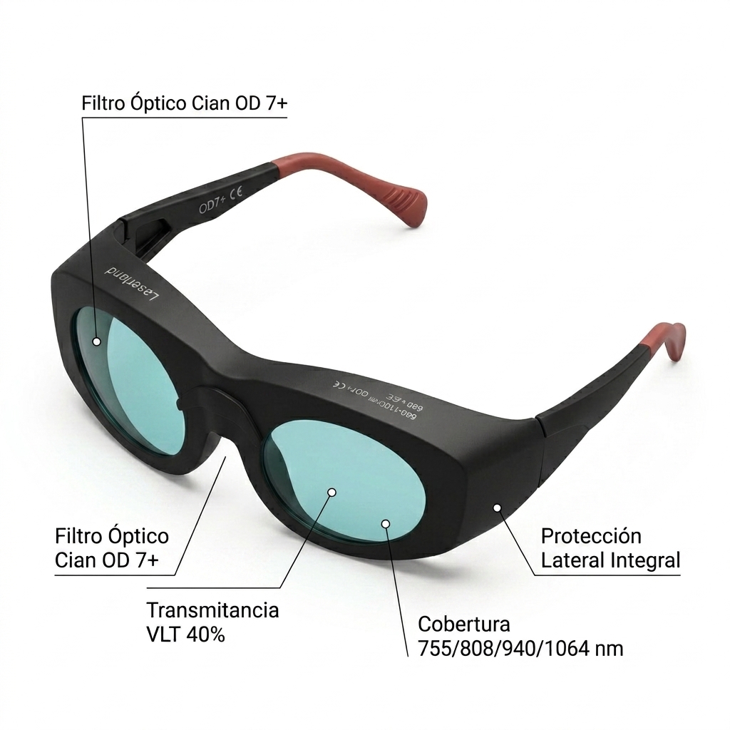 Gafas de seguridad óptica profesional para el operador